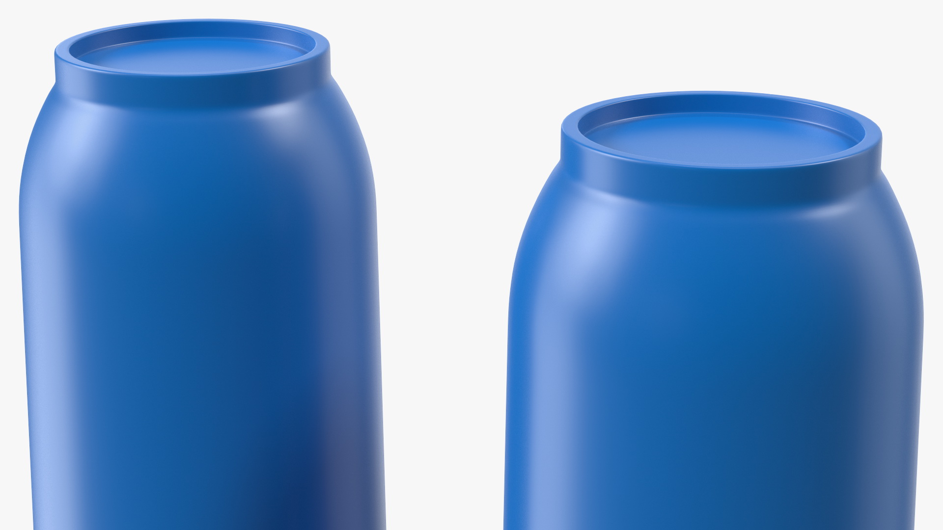 3D Double Stage Water Filter Housing Blue model