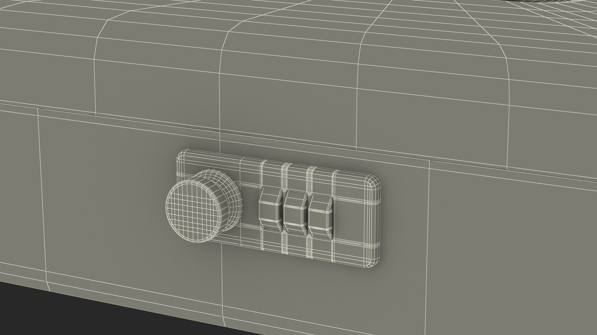 Cash Box Black 3D model
