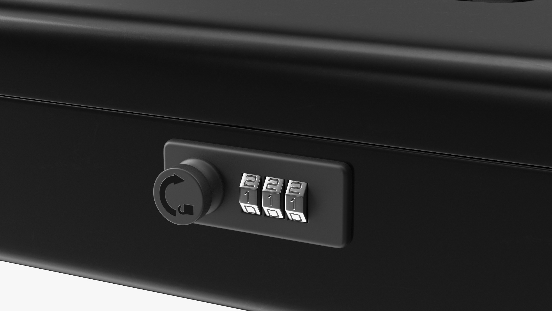 Cash Box Black 3D model