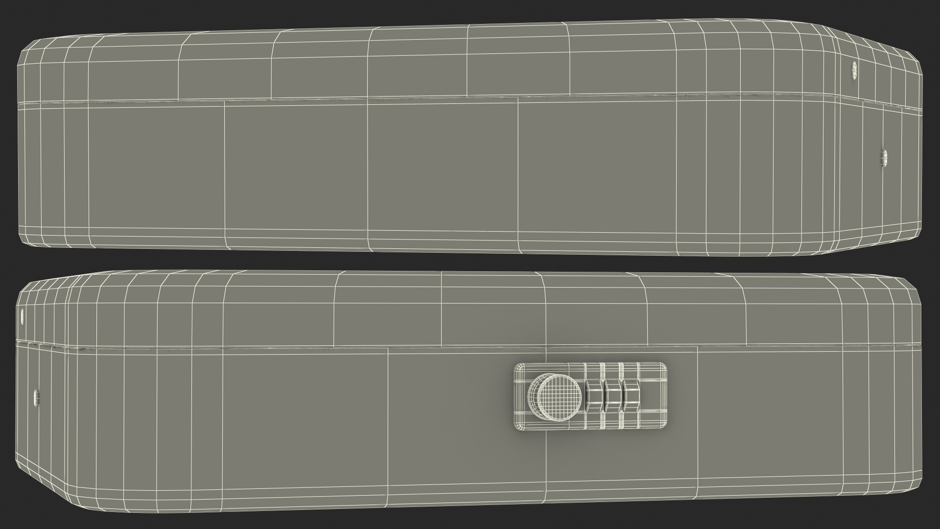 Cash Box Black 3D model