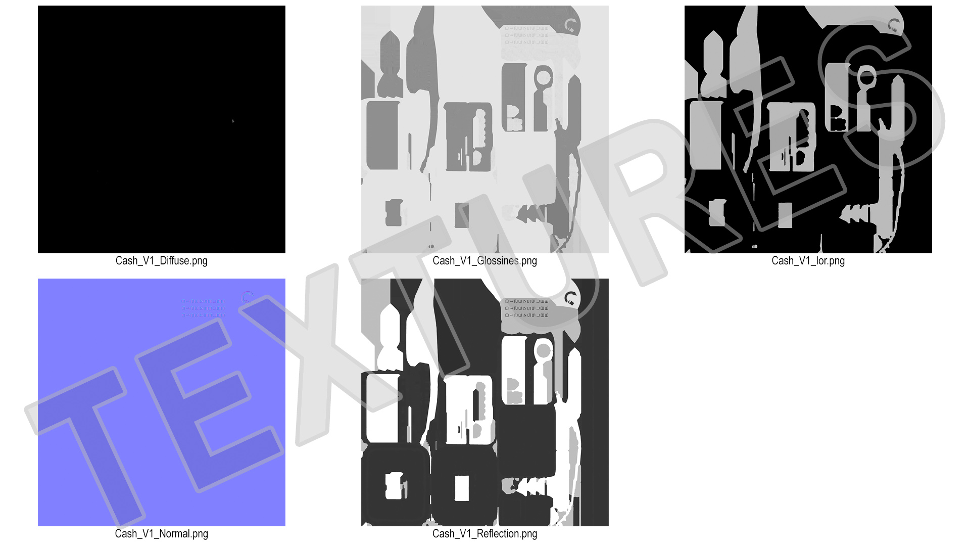 Cash Box Black 3D model