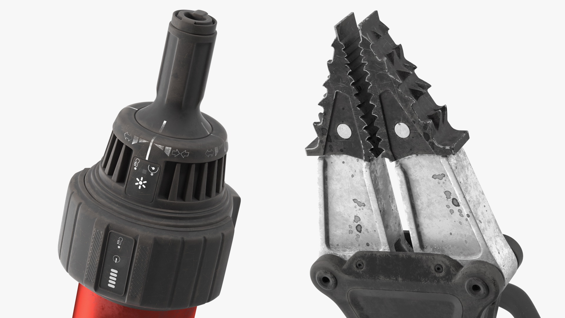 Cordless Handheld Spreader Tool Dirty Rigged 3D model