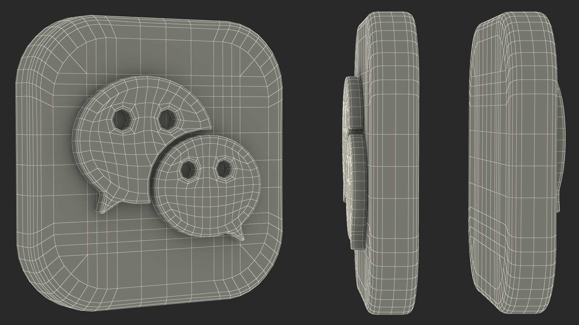 3D WeChat Icon