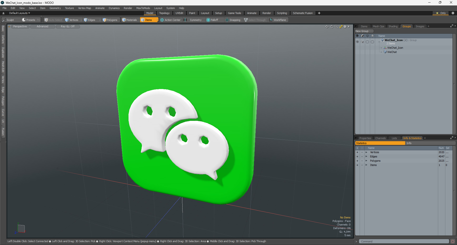 3D WeChat Icon