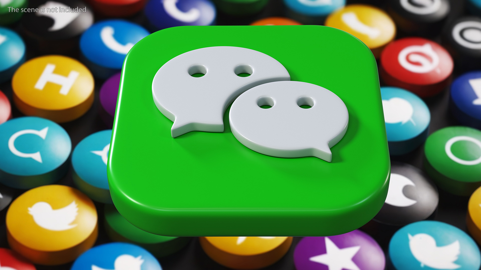 3D WeChat Icon