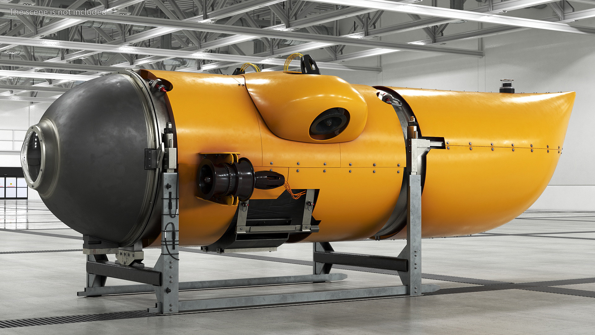 3D model Modern Touristic Submarine New