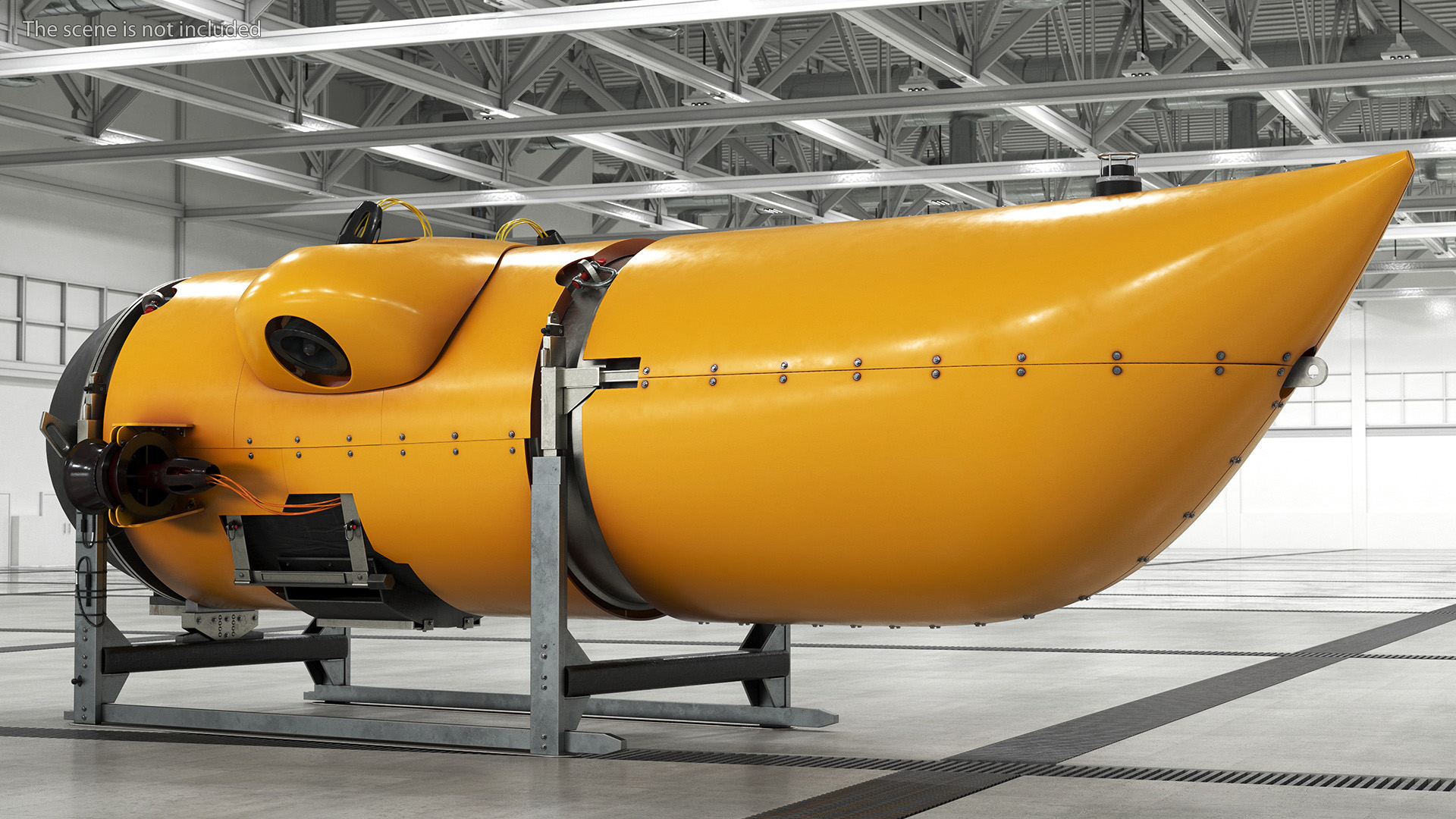 3D model Modern Touristic Submarine New