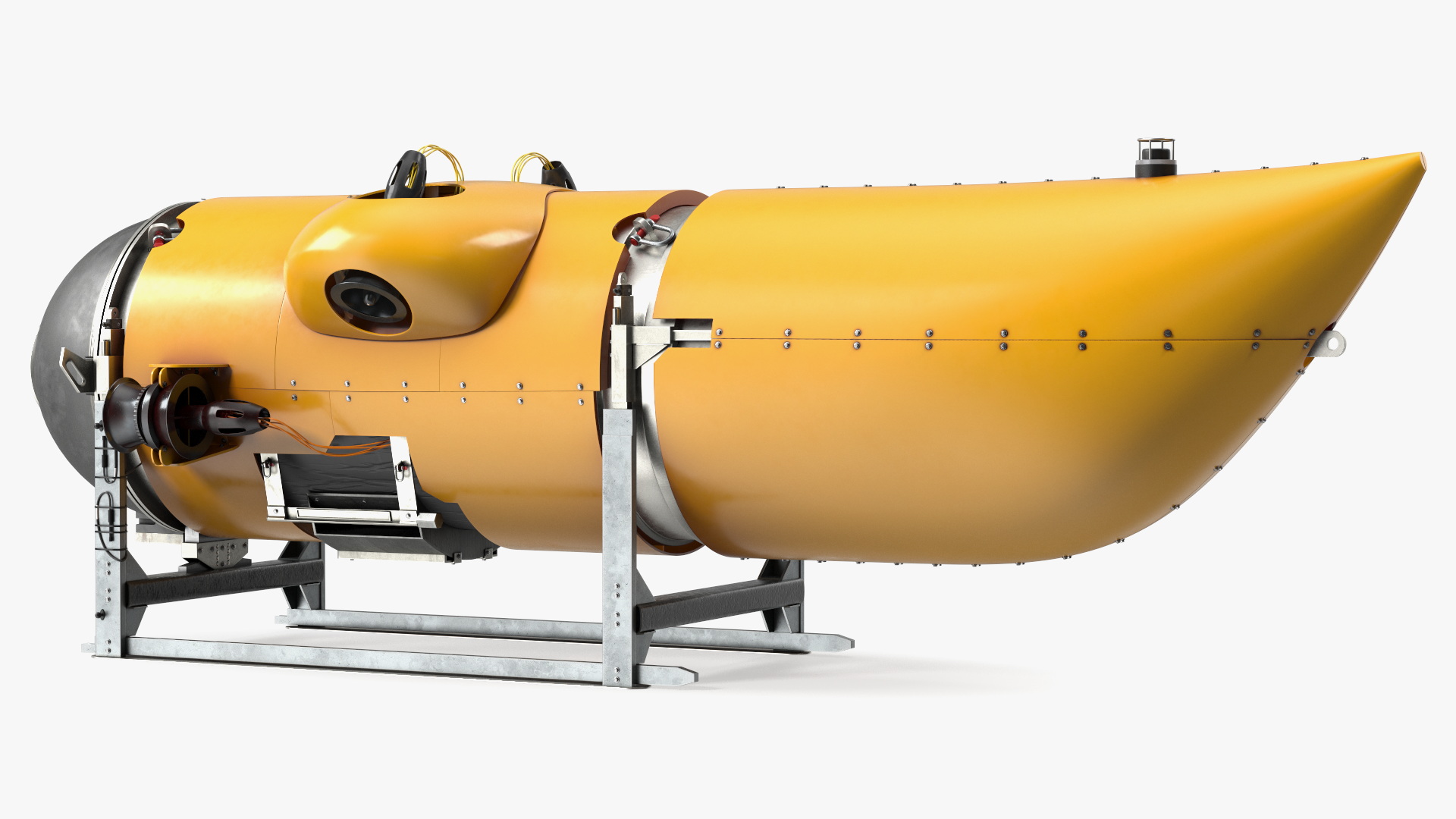 3D model Modern Touristic Submarine New