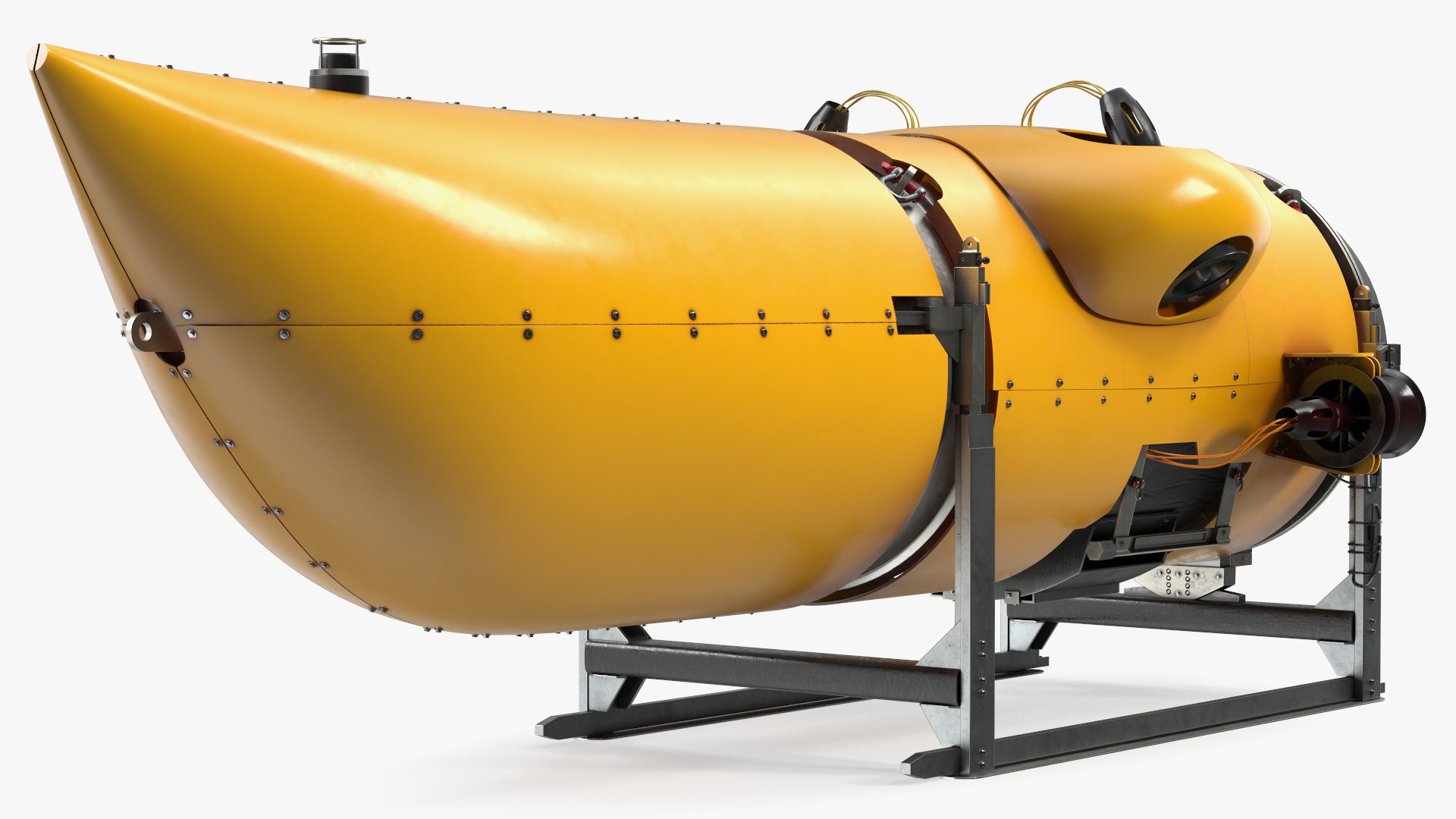 3D model Modern Touristic Submarine New