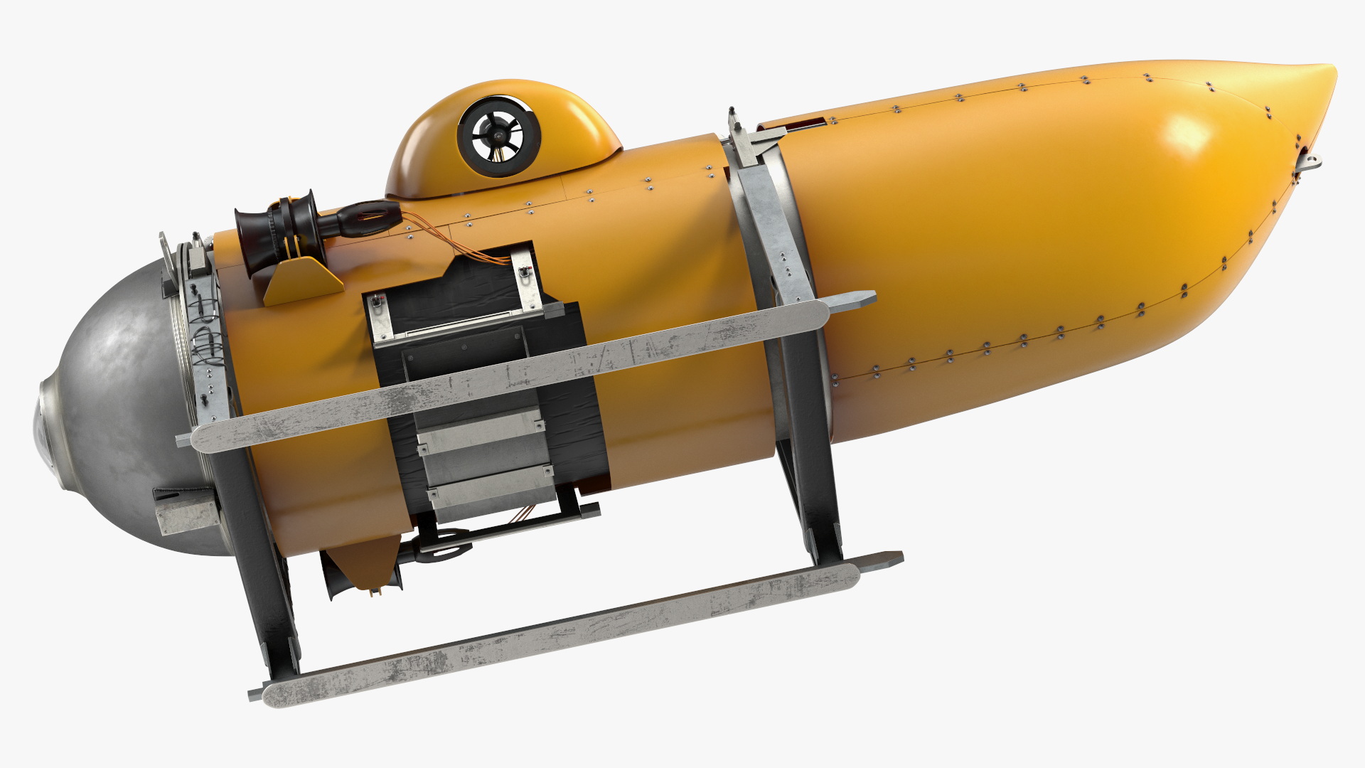 3D model Modern Touristic Submarine New