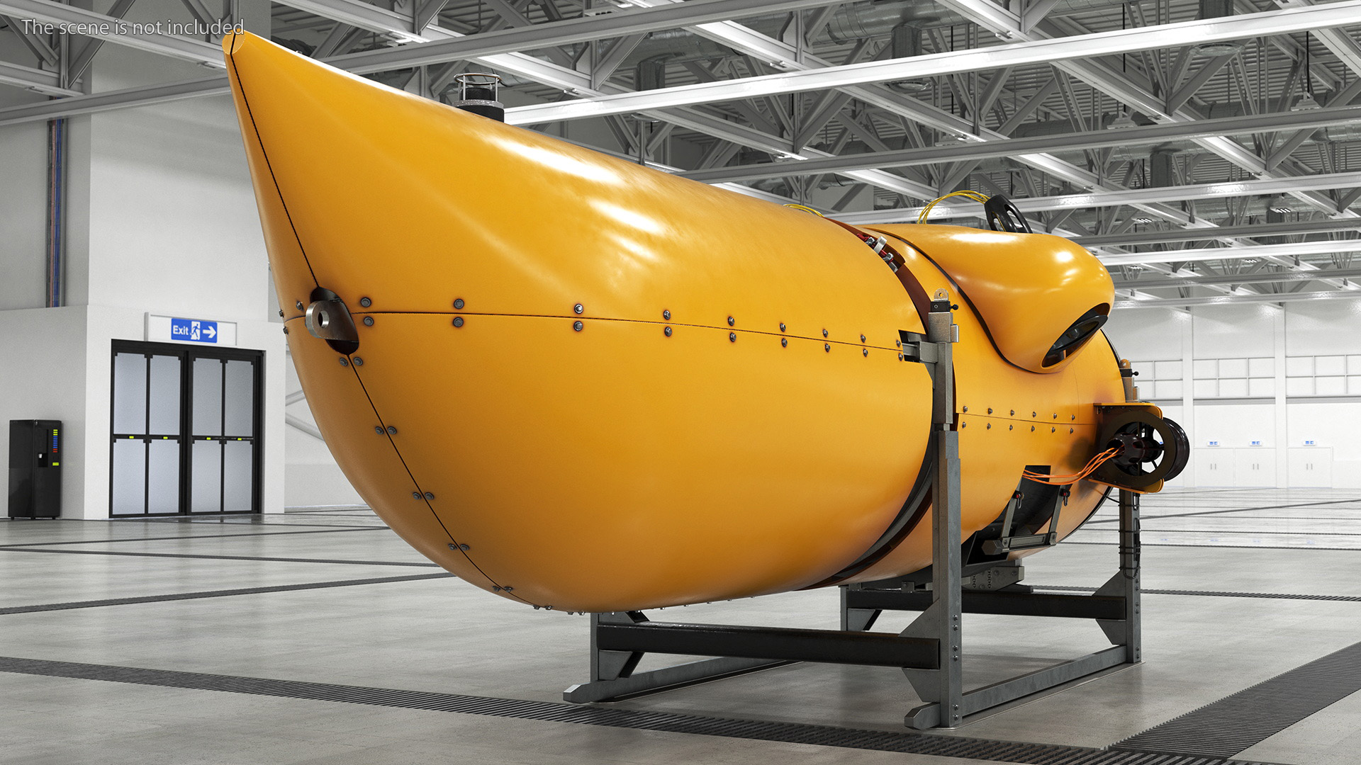 3D model Modern Touristic Submarine New