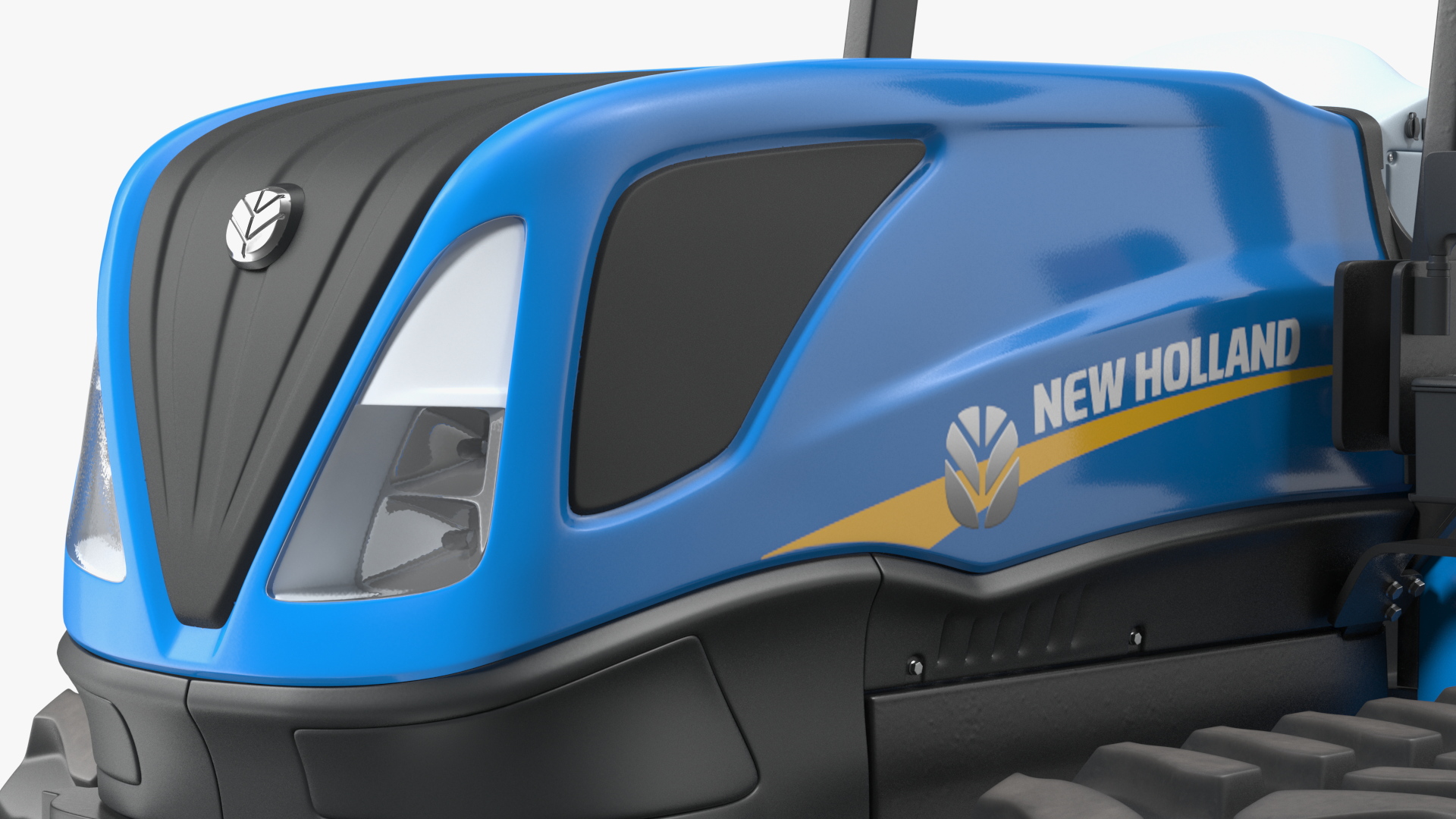 3D model New Holland TK4 Tracked Tractor New Condition