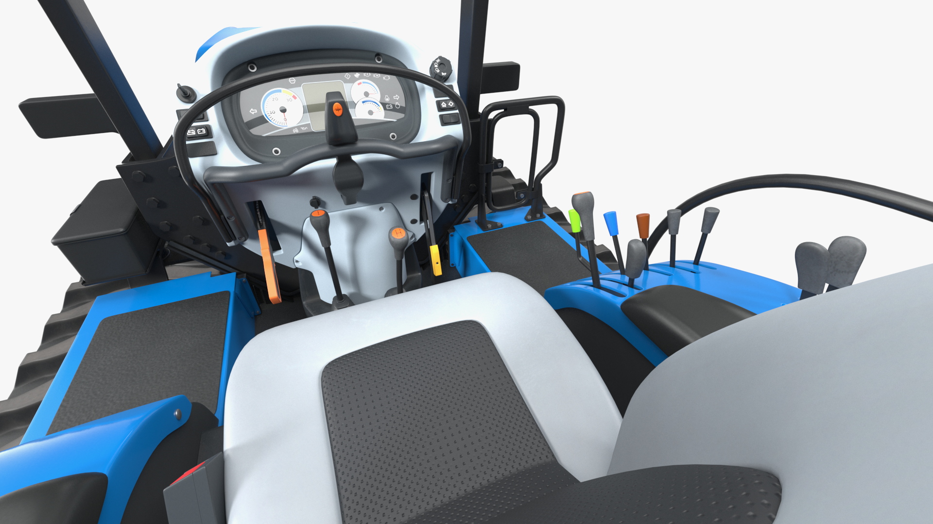 3D model New Holland TK4 Tracked Tractor New Condition