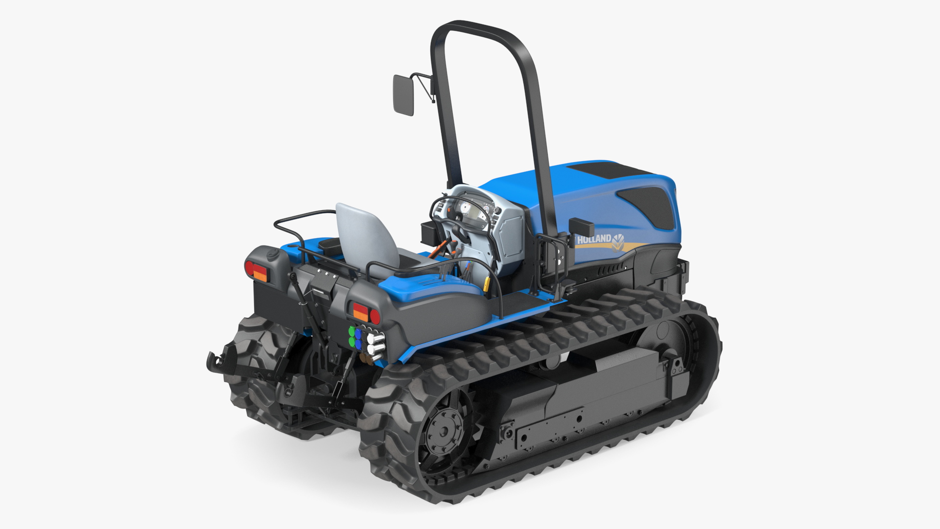 3D model New Holland TK4 Tracked Tractor New Condition