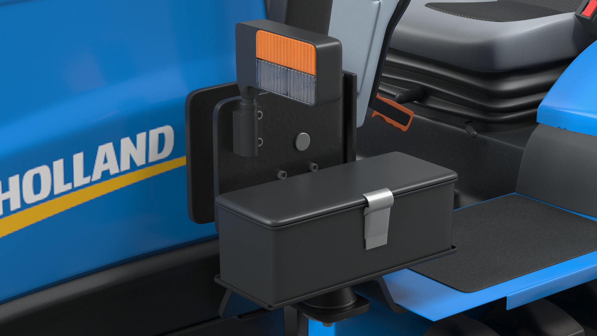 3D model New Holland TK4 Tracked Tractor New Condition