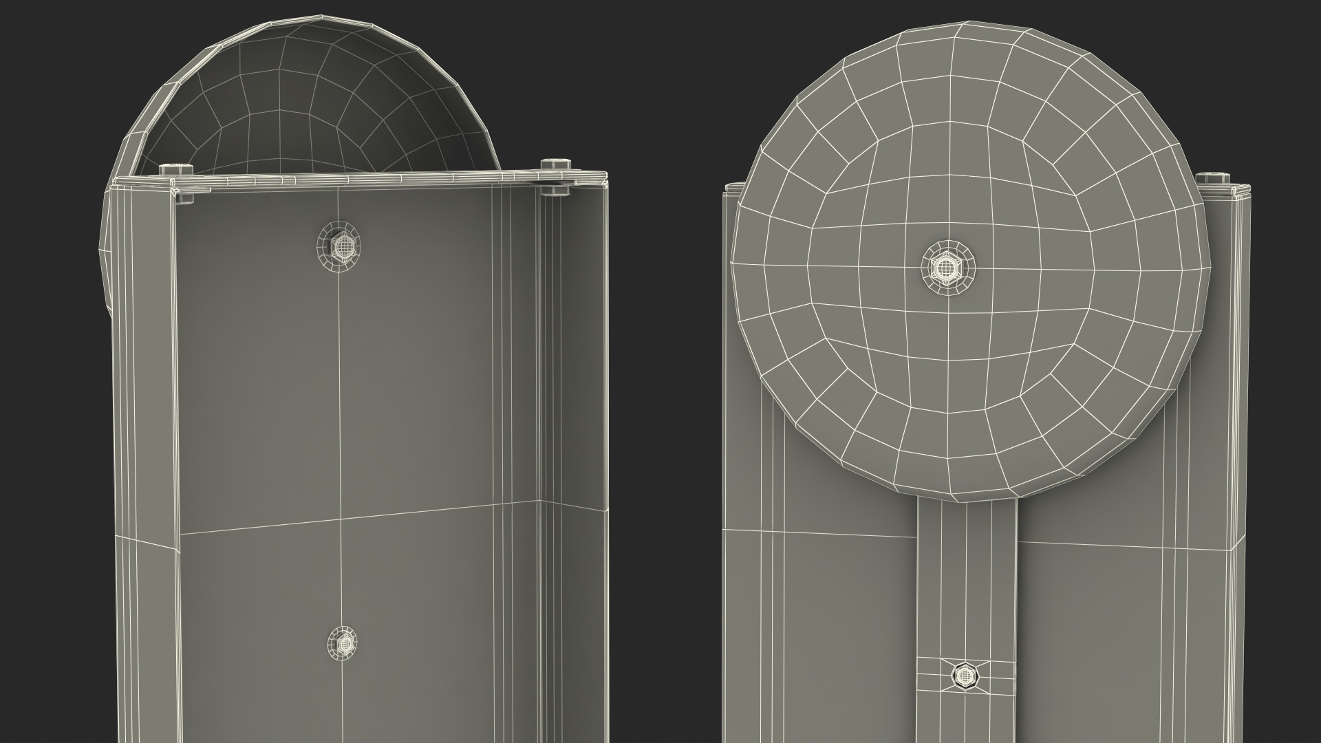 3D model Vintage High Striker Machine with Hammer