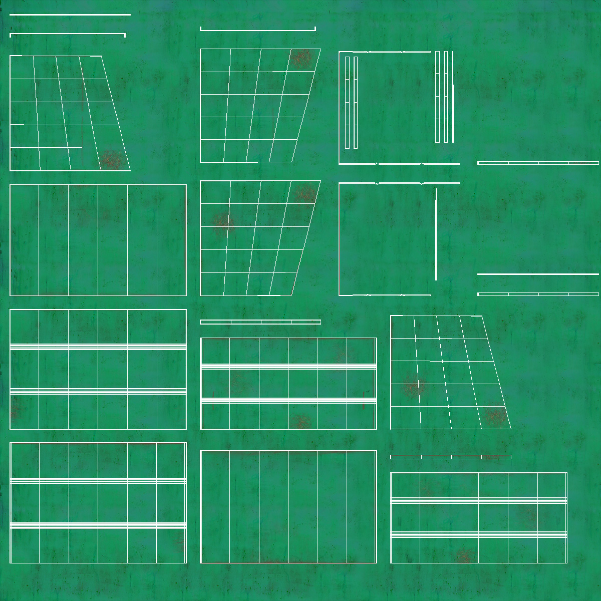 3D Industrial Dumpster with Open Lid model
