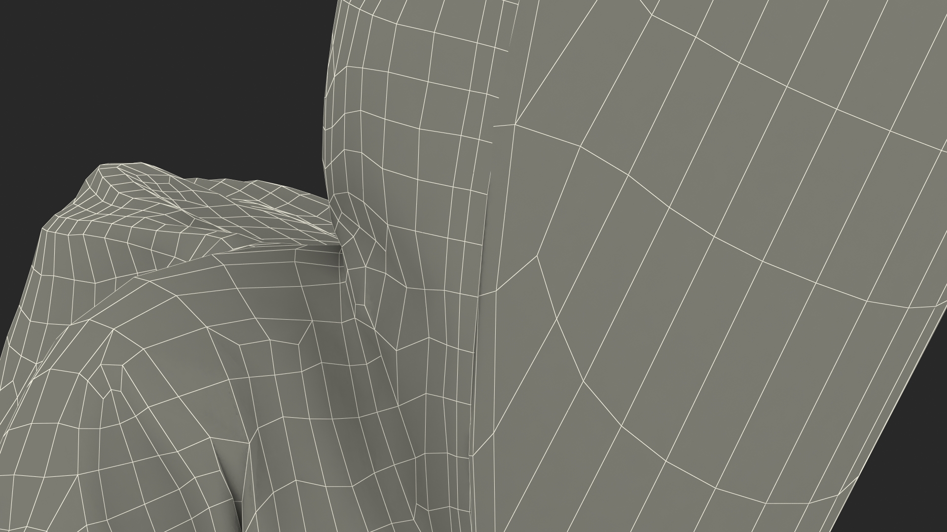 3D model Fully Encapsulating Chemical Protection Suit Squat Pose