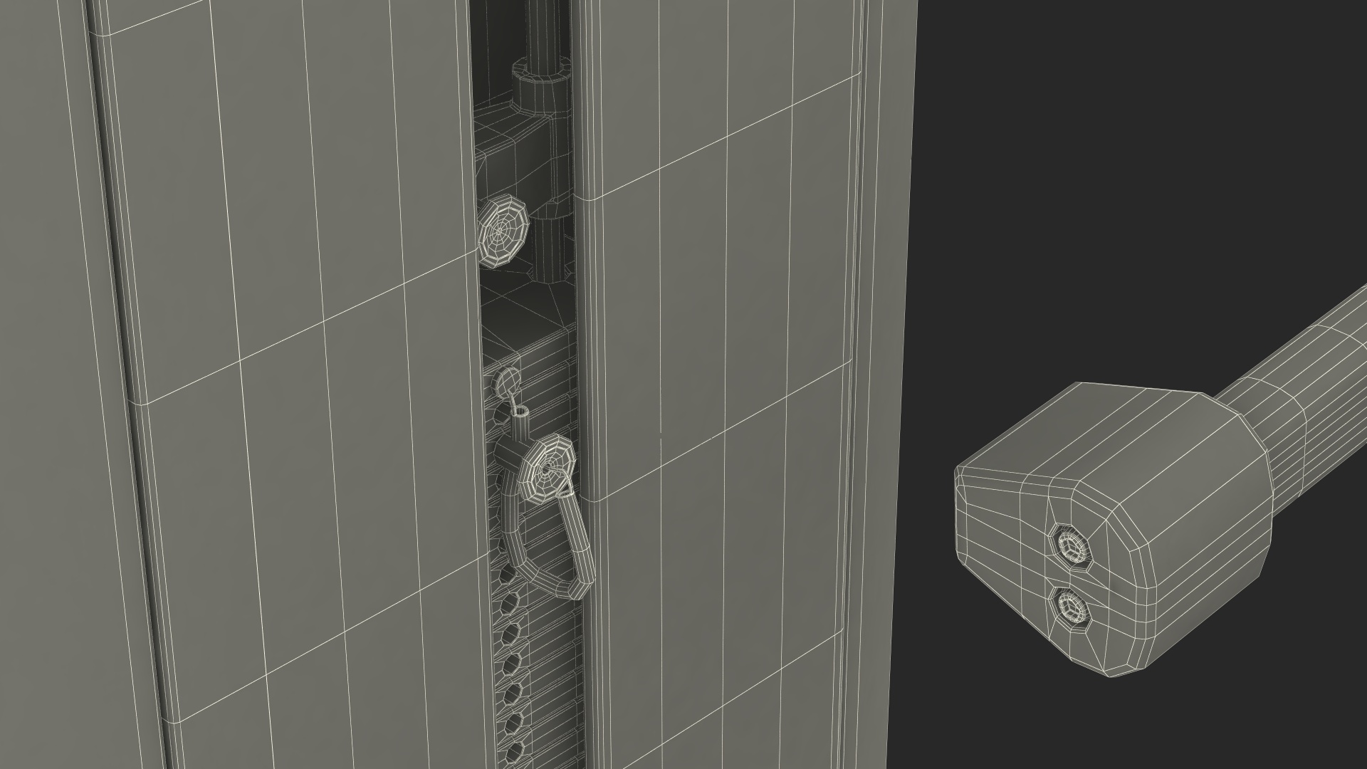 Grey Prone Leg Curl Trainer Freemotion Rigged for Cinema 4D 3D model