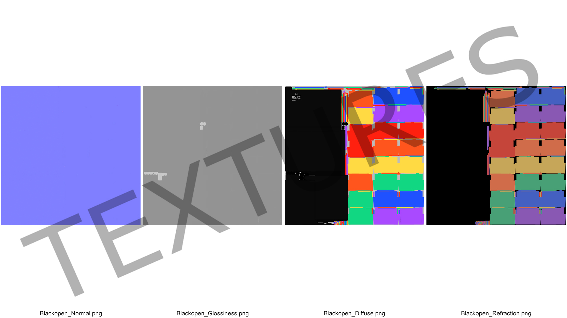 Expanding File Folder Open Black 3D