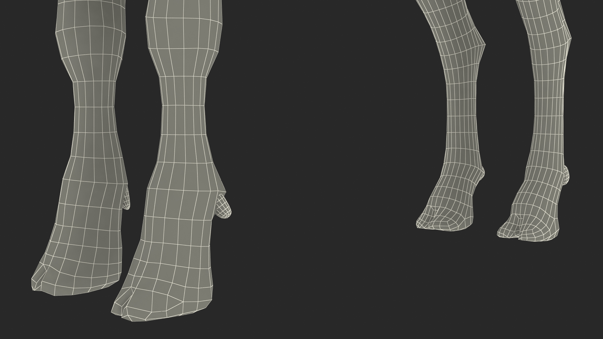 Alpine Ibex Rigged for Maya 3D