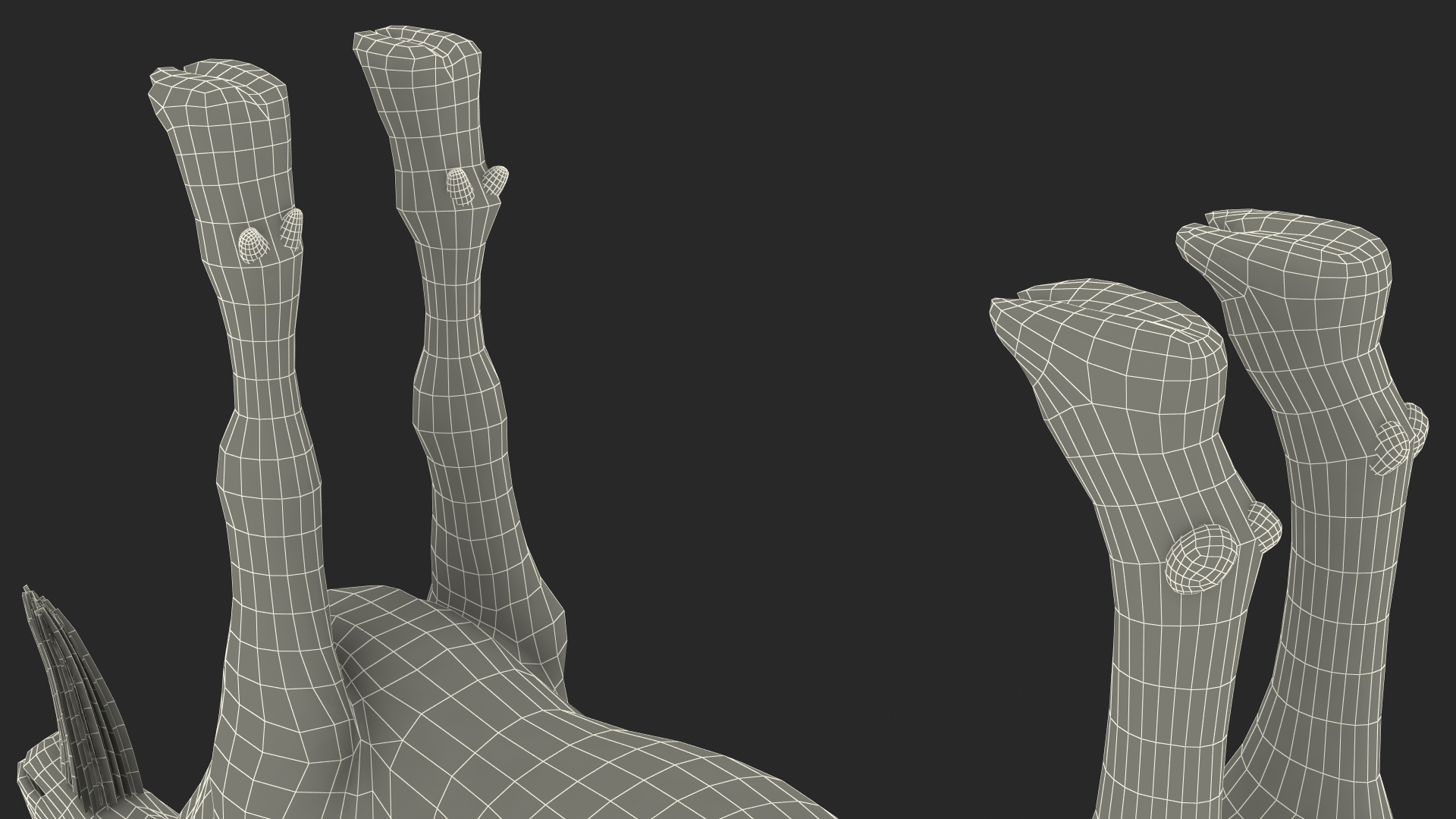 Alpine Ibex Rigged for Maya 3D