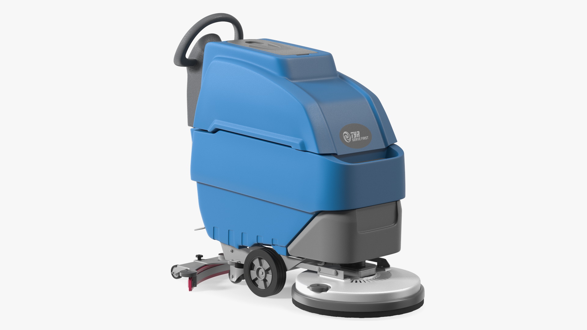 Automatic Floor Cleaning Machine Blue 3D