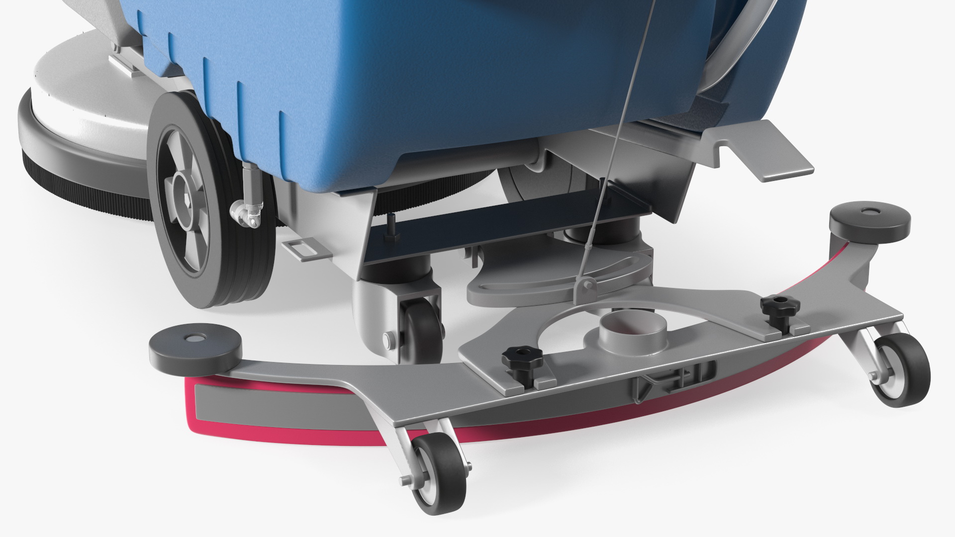 Automatic Floor Cleaning Machine Blue 3D