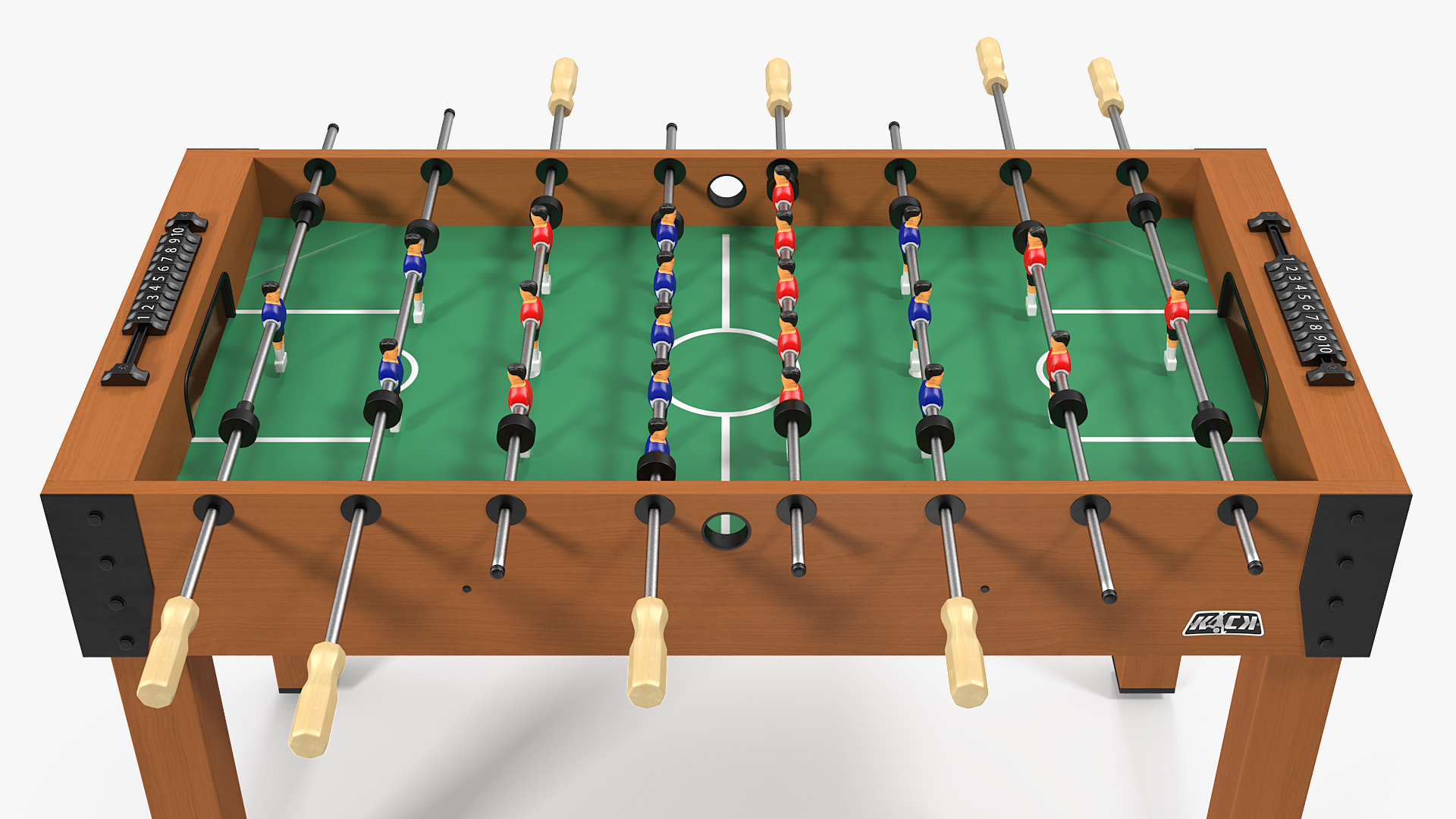 3D Portable Mini Foosball Table model