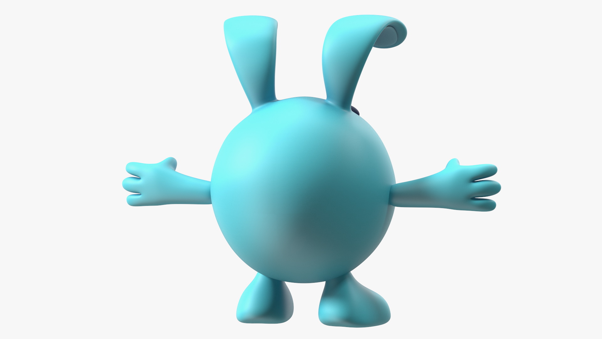 3D Kikoriki Krash Character T-pose