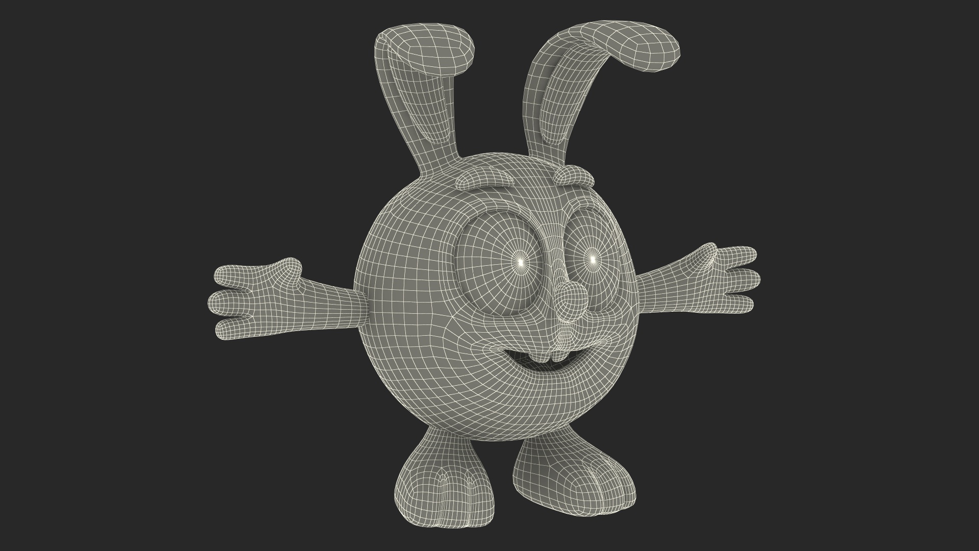 3D Kikoriki Krash Character T-pose