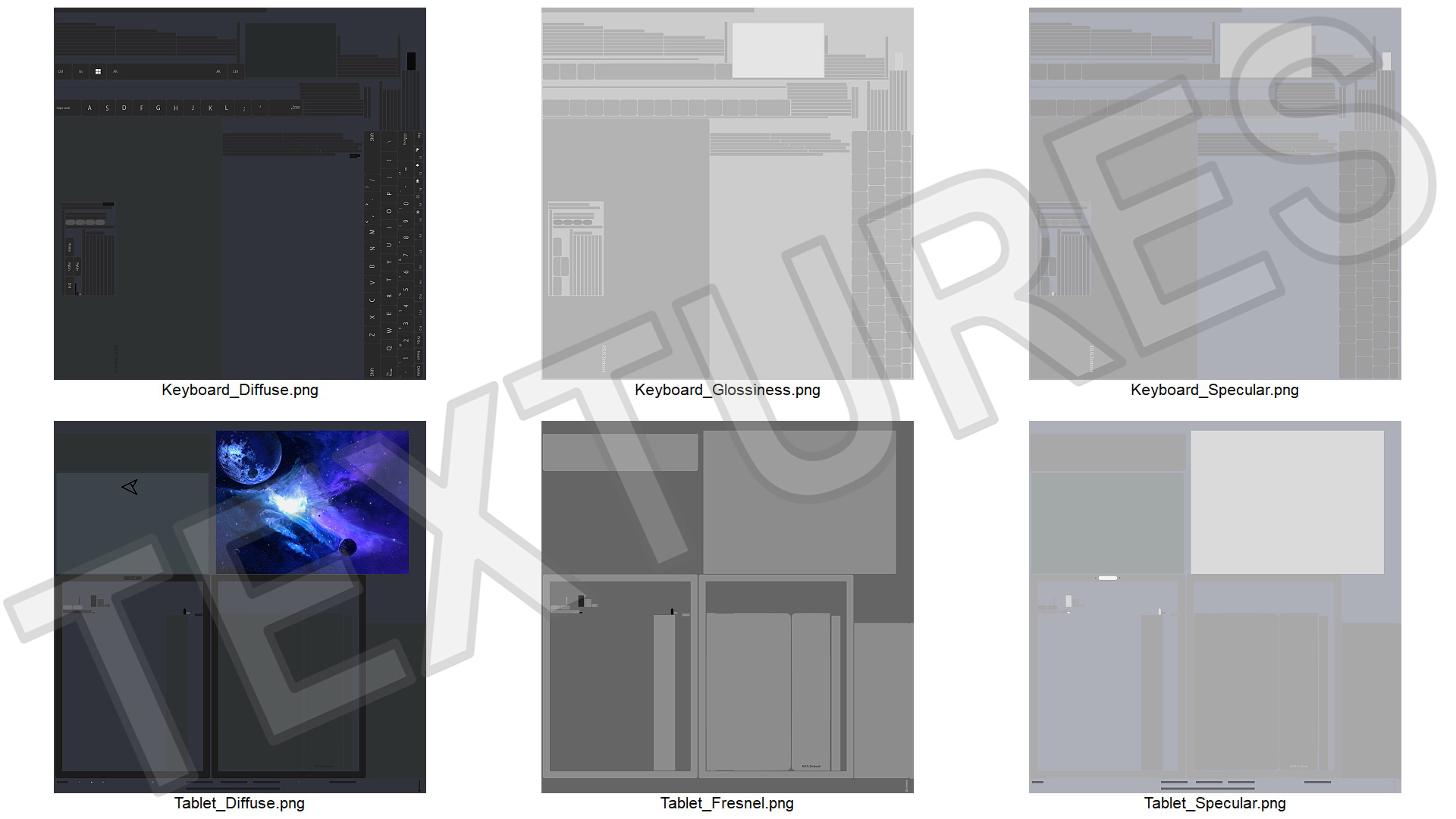 Flexible ASUS Zenbook 17 Fold 3D model