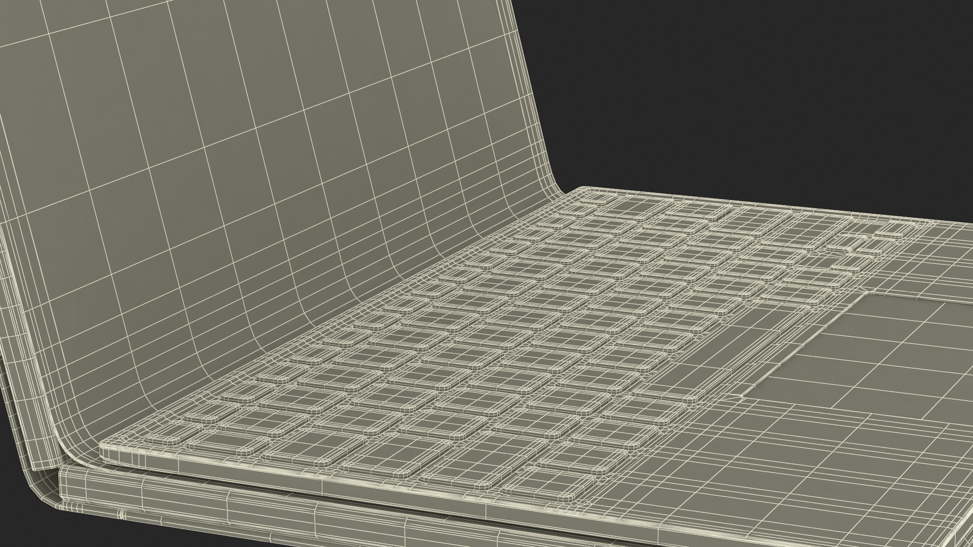 Flexible ASUS Zenbook 17 Fold 3D model