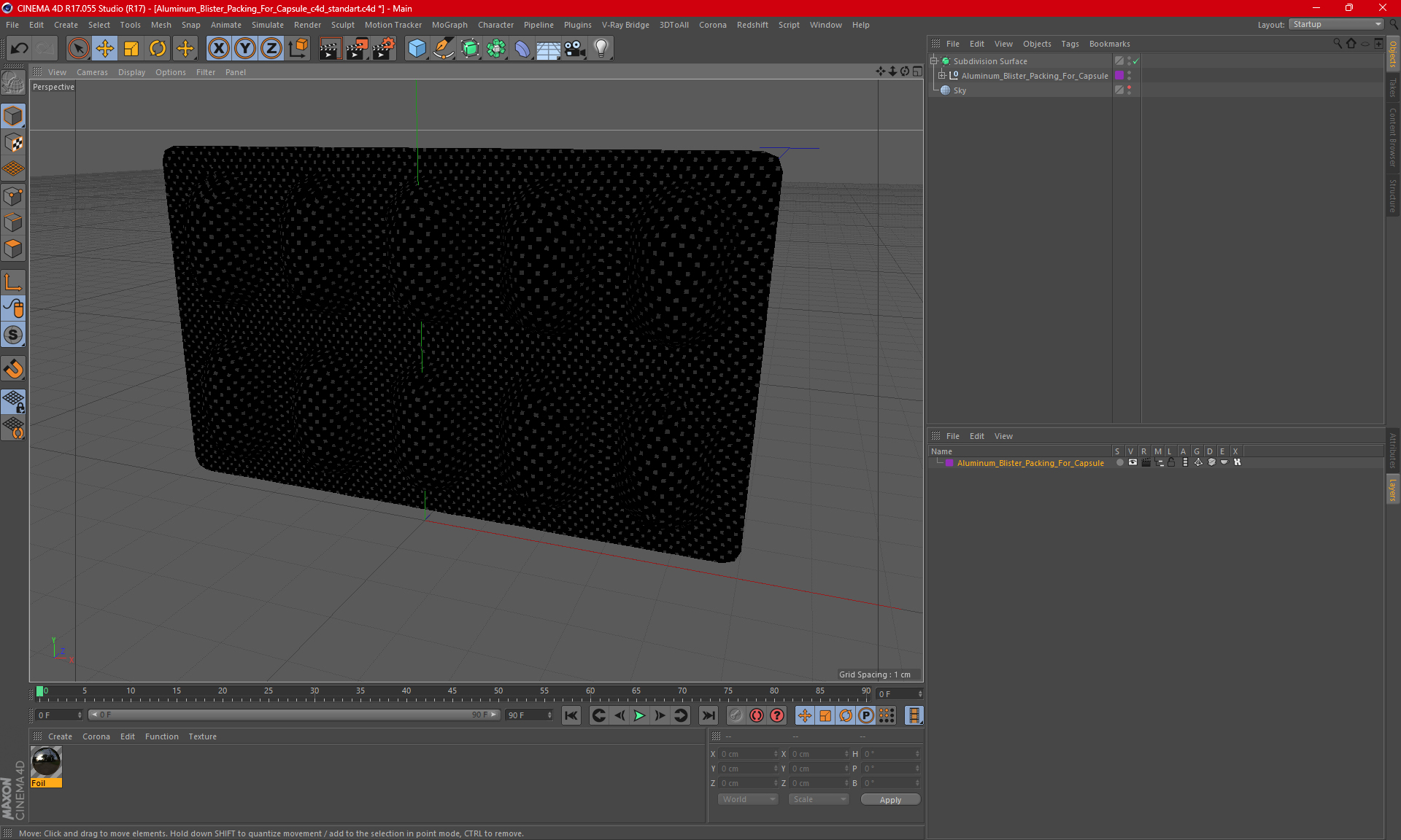 3D Aluminum Blister Packing For Capsule