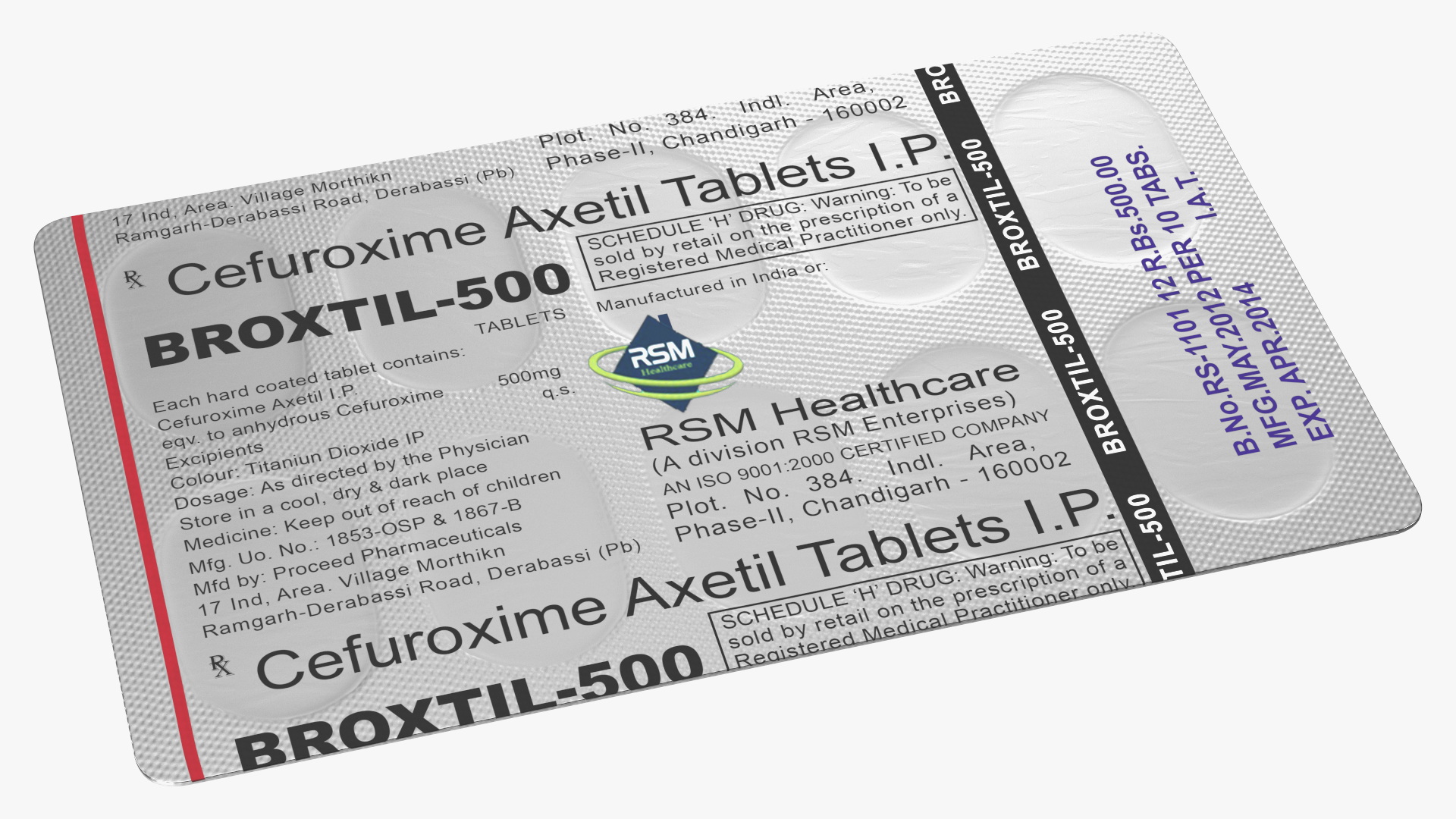 3D Aluminum Blister Packing For Capsule