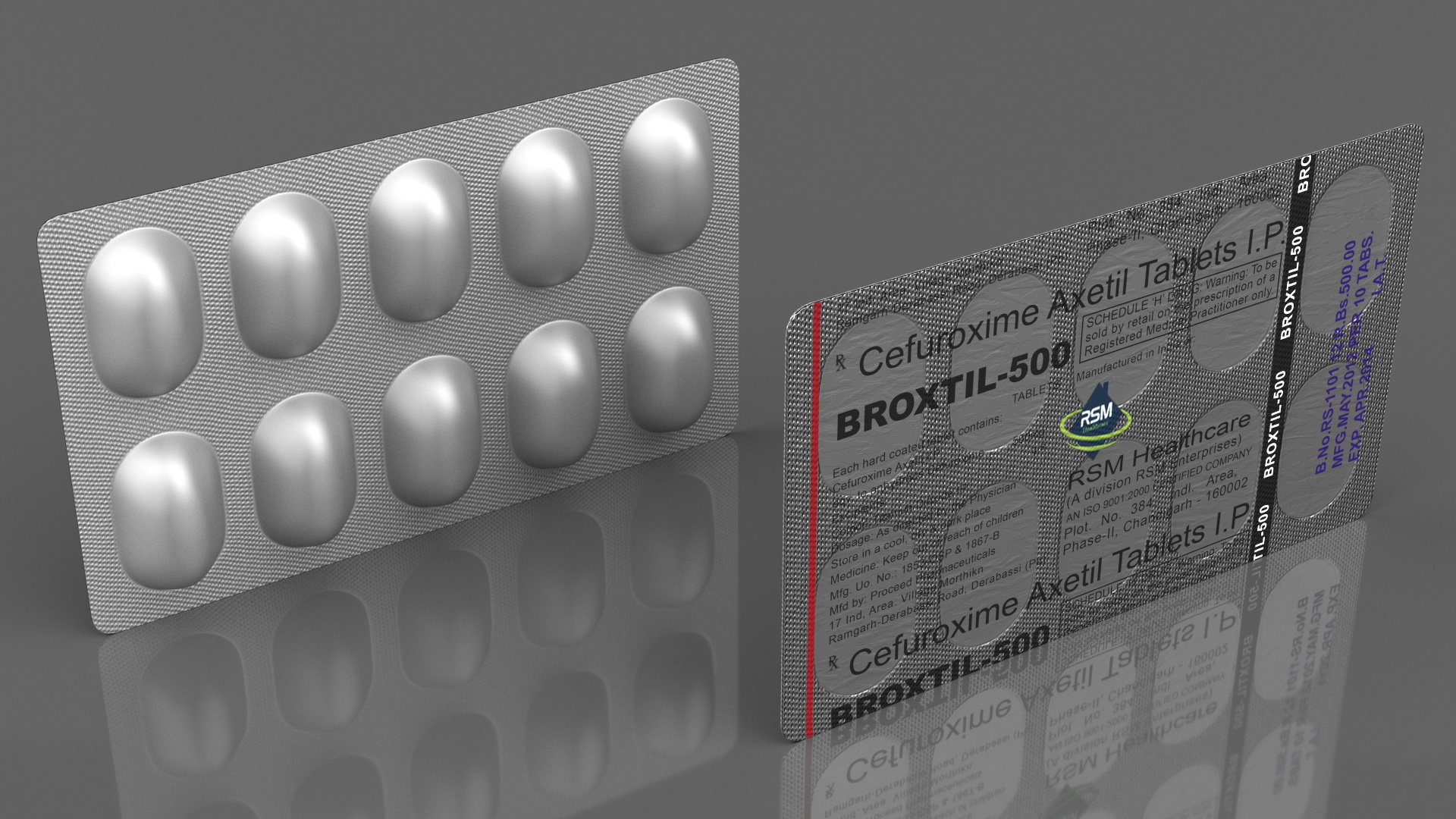 3D Aluminum Blister Packing For Capsule