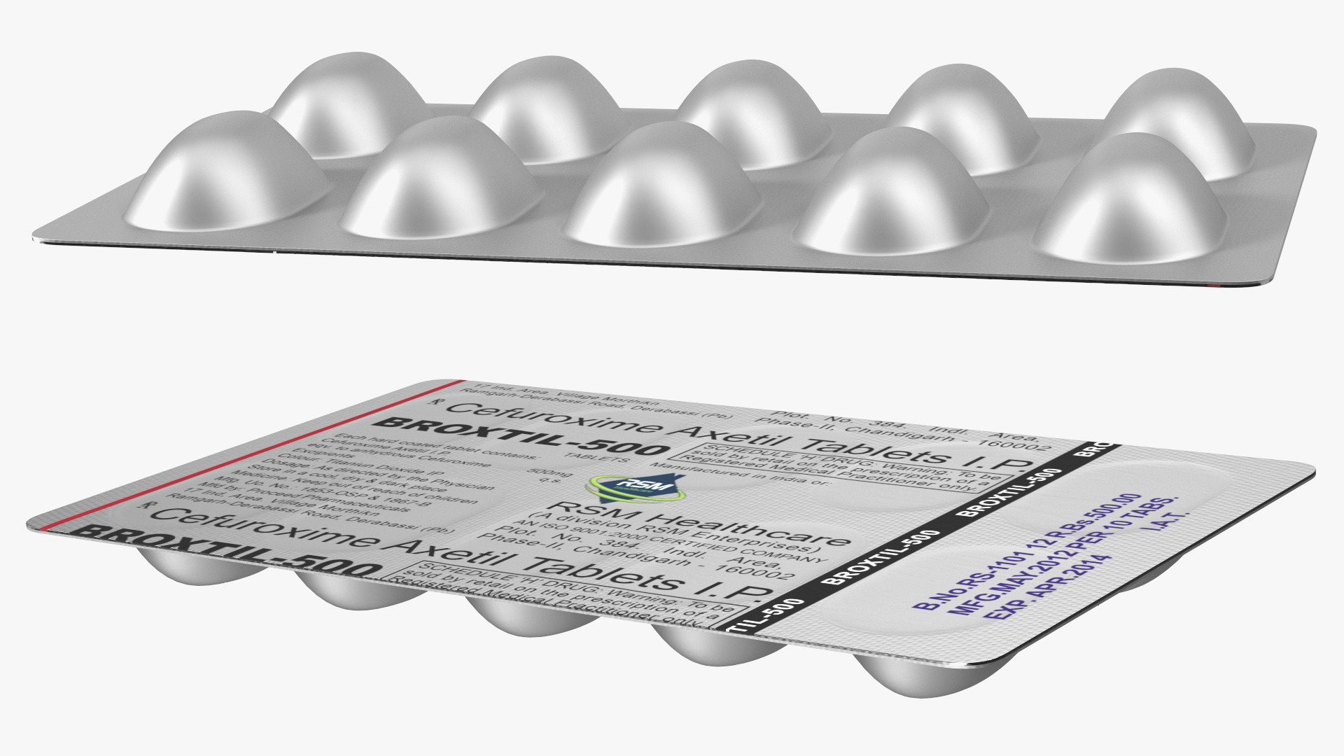 3D Aluminum Blister Packing For Capsule