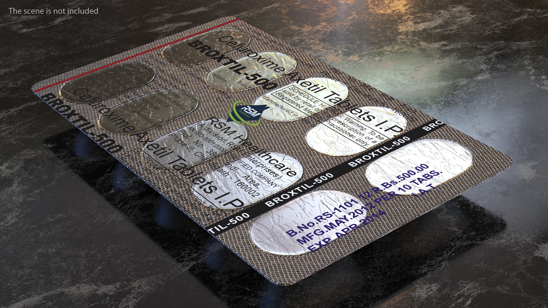 3D Aluminum Blister Packing For Capsule