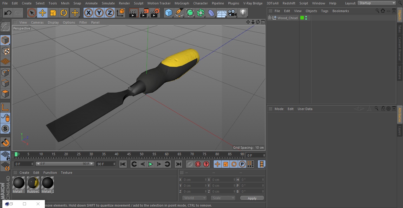 3D Wood Chisel