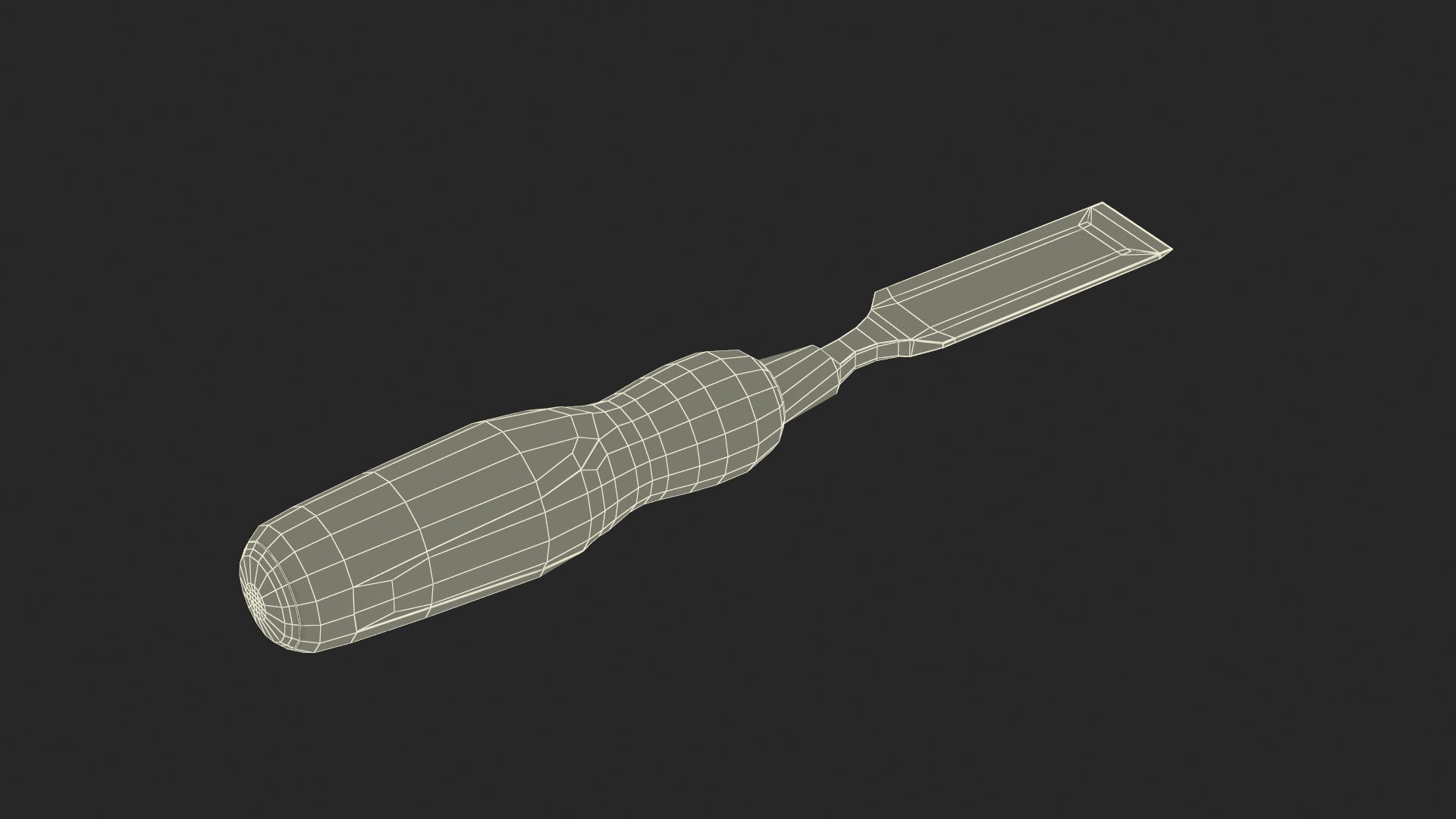 3D Wood Chisel