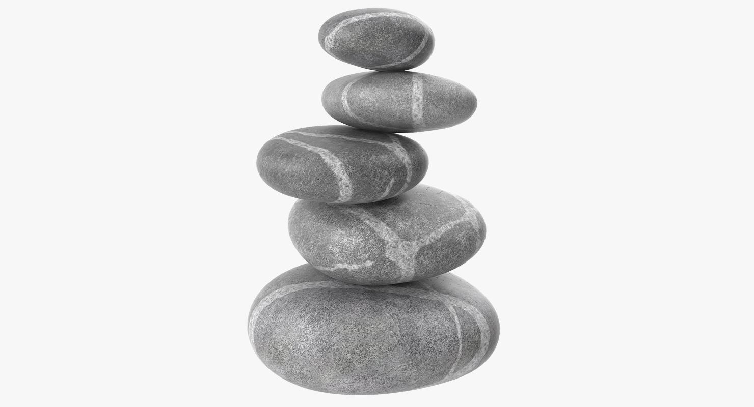 3D model Zen Stones