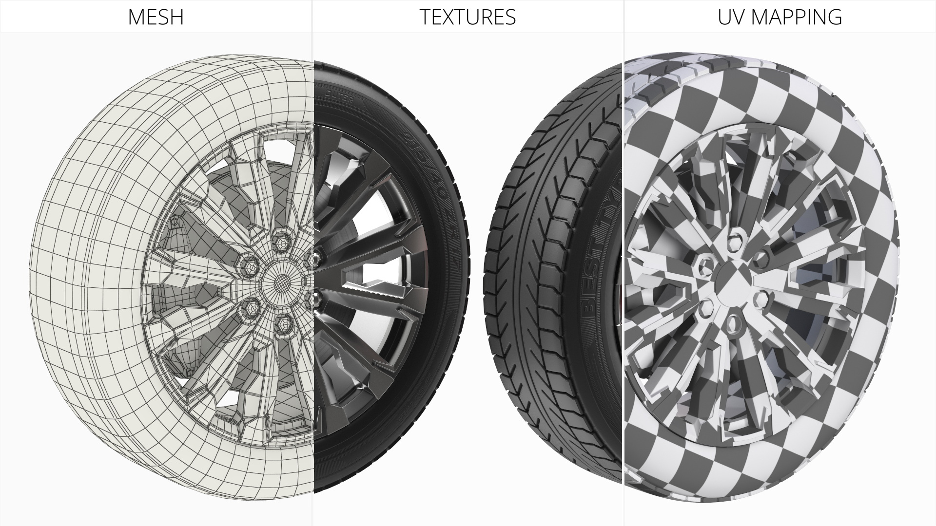 Alloy Wheel Rim with All Season Tire Silver, view 11