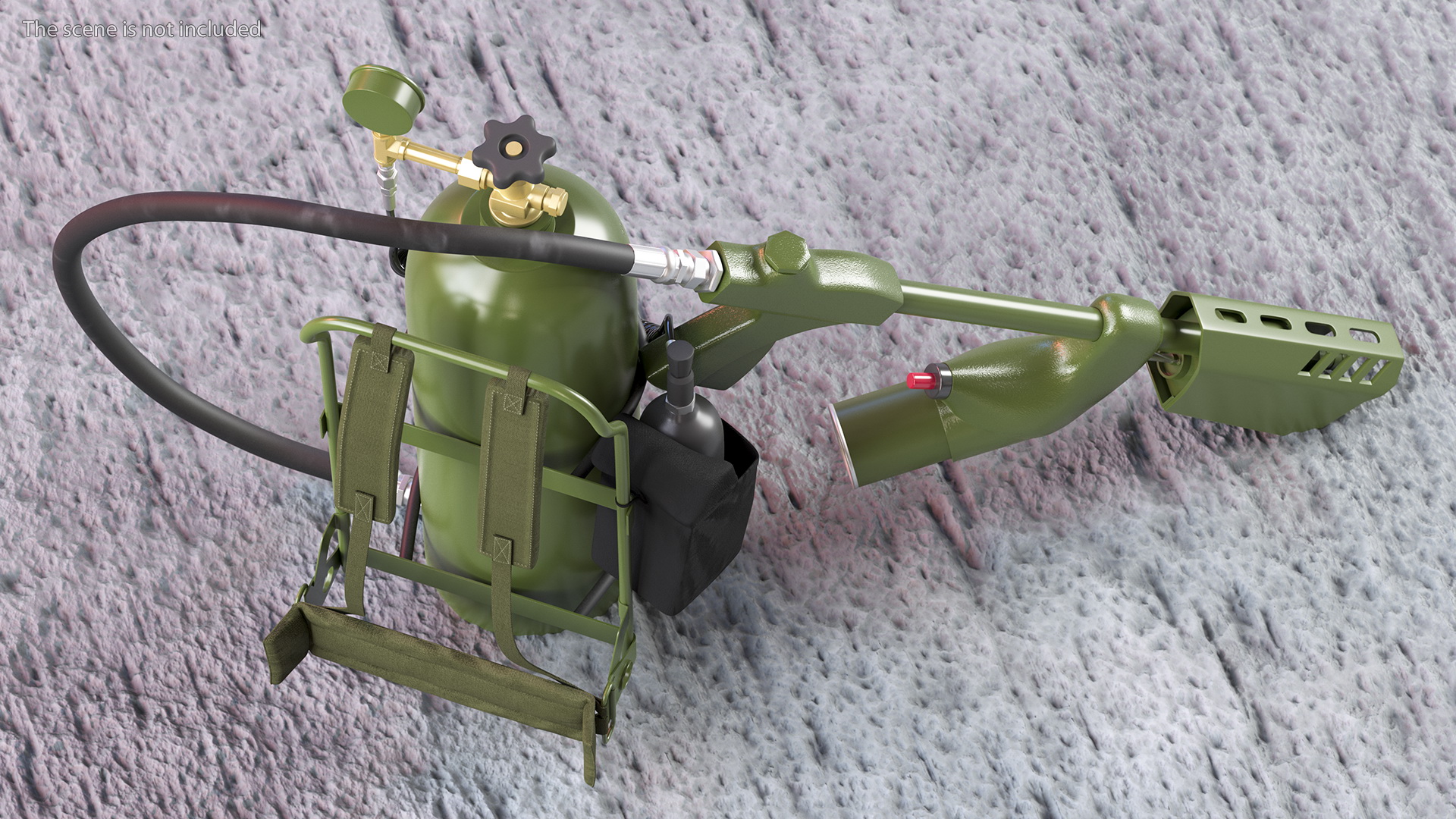 3D Throwflame XL18 Flamethrower model