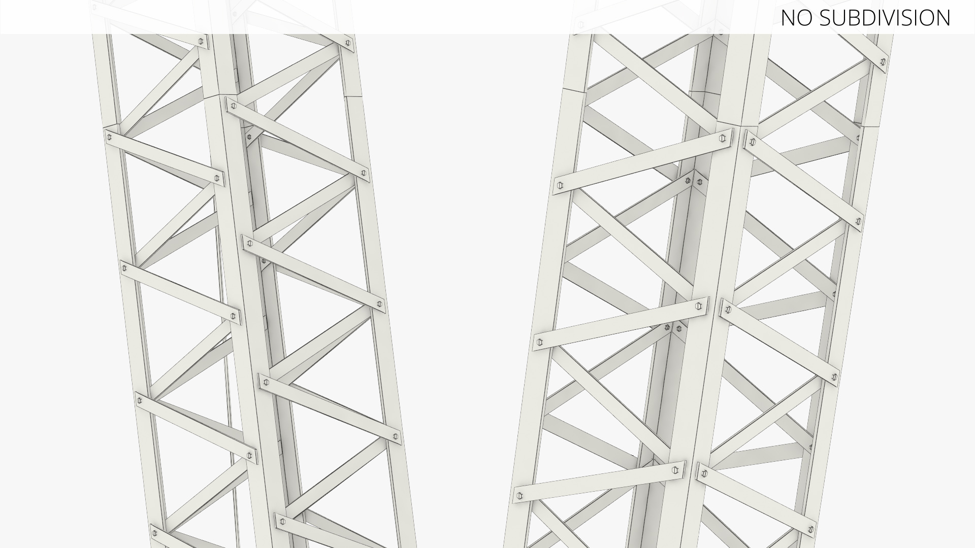 Guyed Vee Transmission Tower Gray - view 8