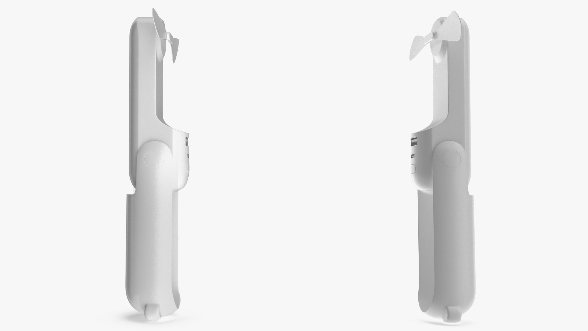 3D Battery Operated Pocket Fan White model