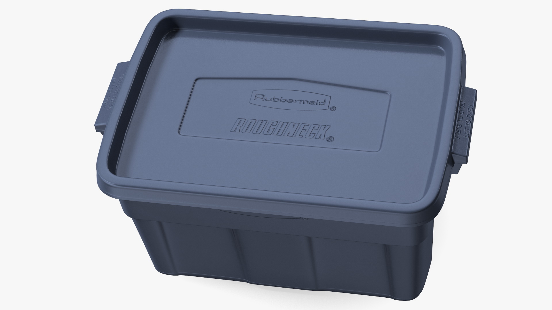 3D Rubbermaid Roughneck Stackable Storage Tote 14 Gallon model