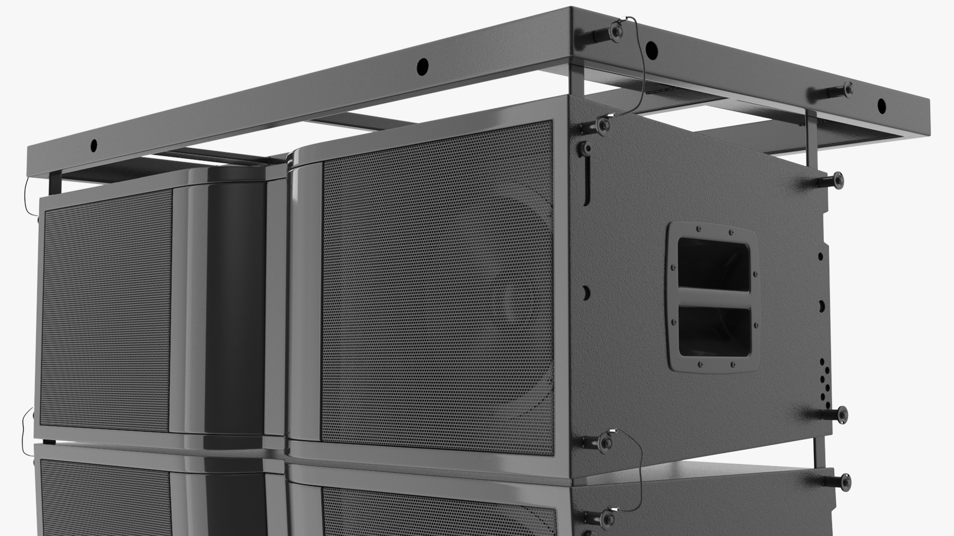 Line Array Speaker System with Rigging Frame - view 5