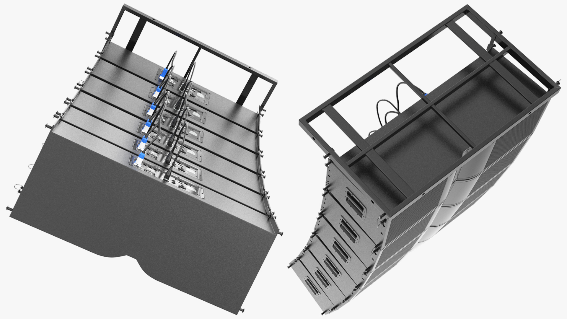 Line Array Speaker System with Rigging Frame - view 4