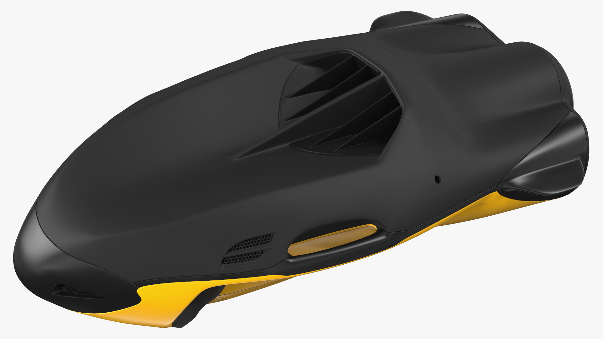 Handheld Underwater Scooter Orange 3D model