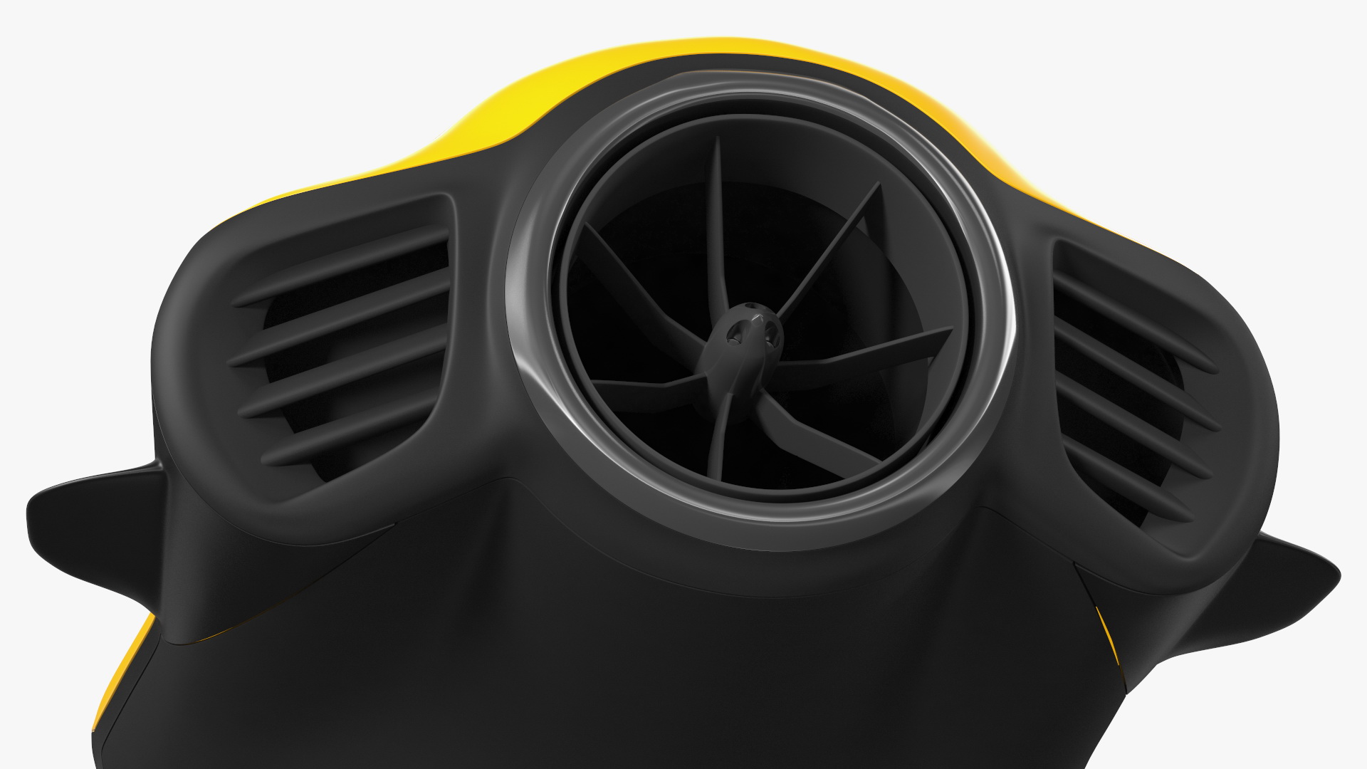 Handheld Underwater Scooter Orange 3D model